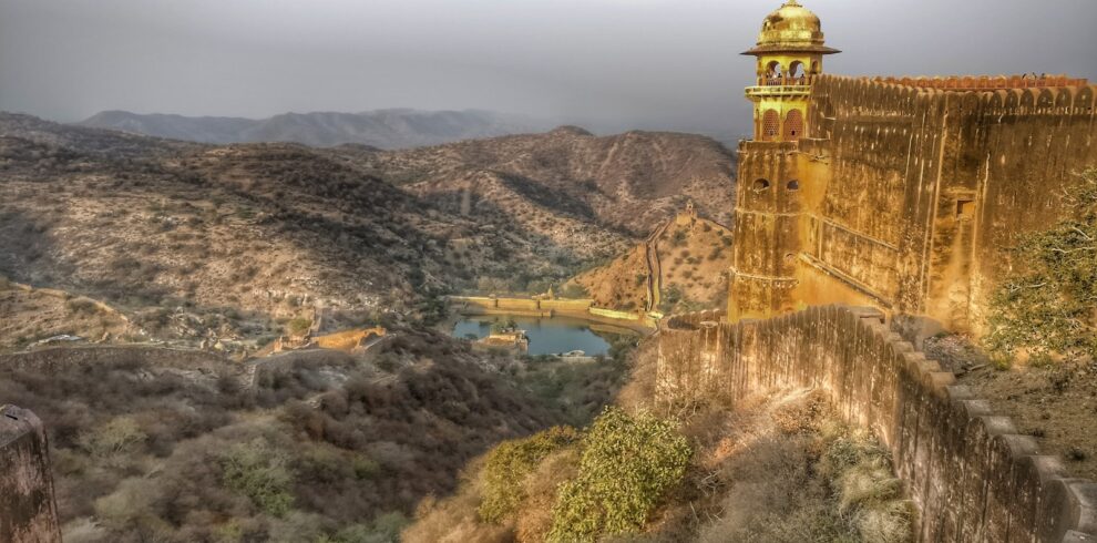 a large tower with a clock on top of it